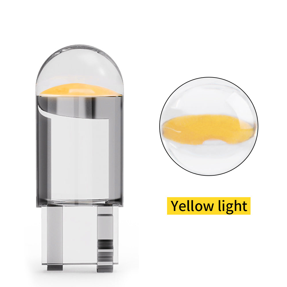 High Temperature Resistant Width Indicator Cob Transparent Car Bulb