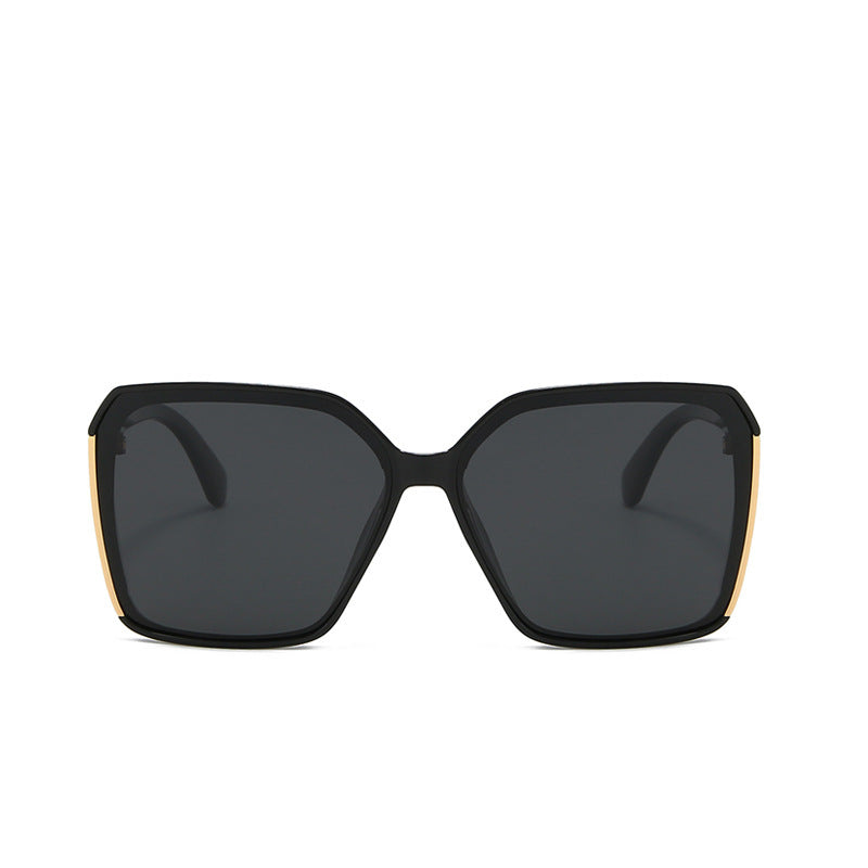 Large frame square glasses