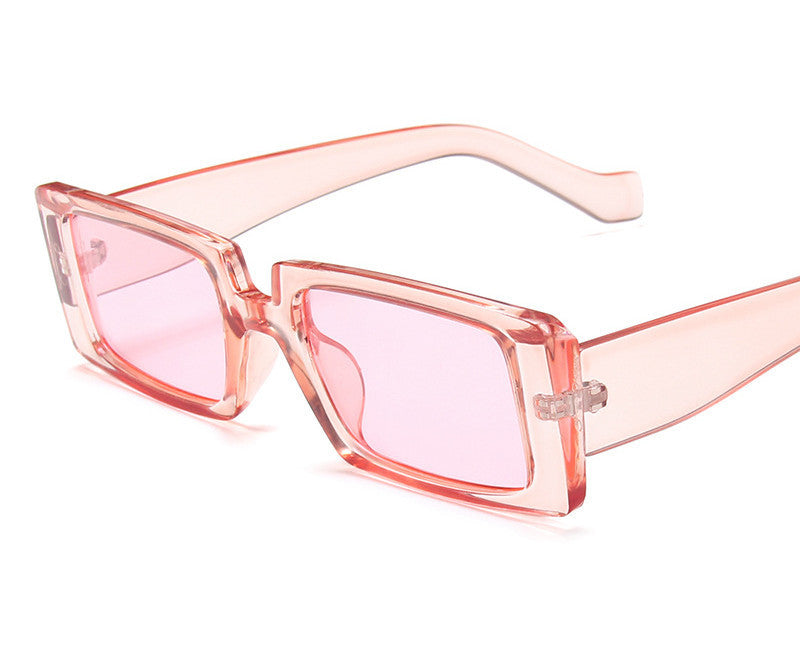 Transparent Color Personality Street Shooting Catwalk Glasses