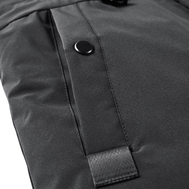 Smart Heating Cotton-Padded Jacket Male USB Charging