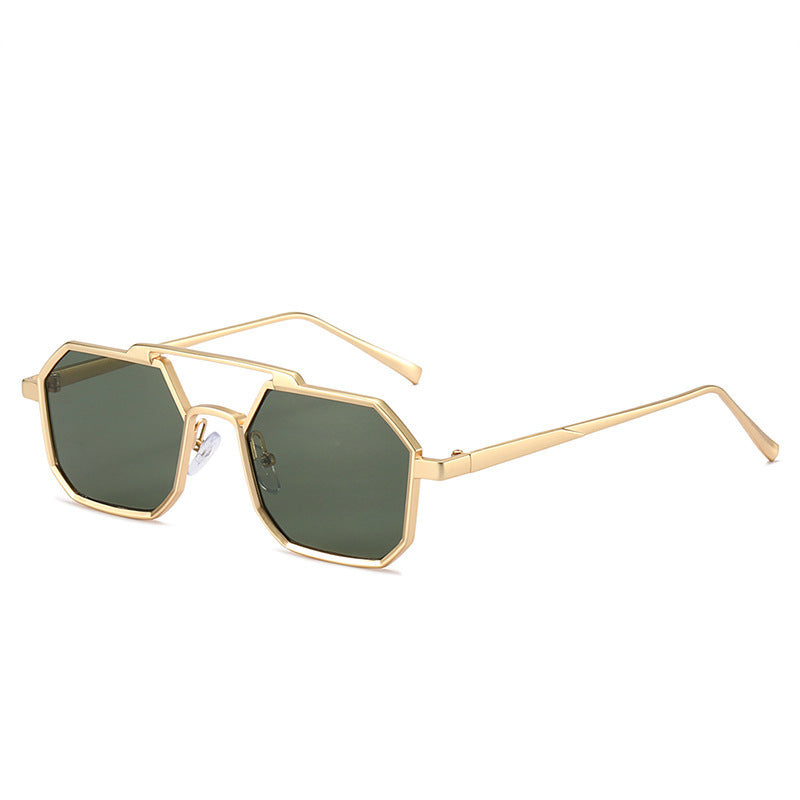 Top Bar Geometric Frame Fashion Glasses