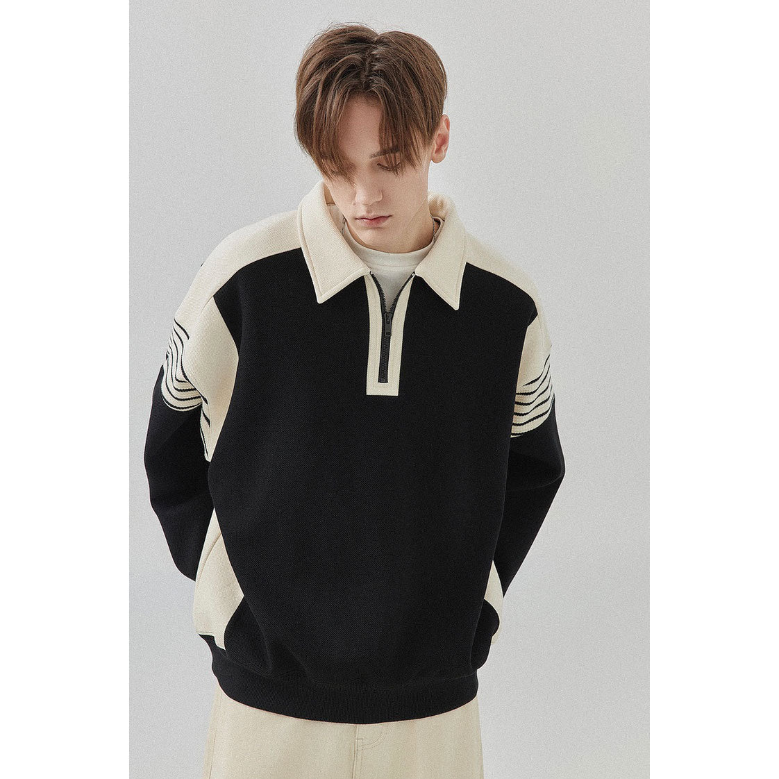 Style Retro Men's  Sweater