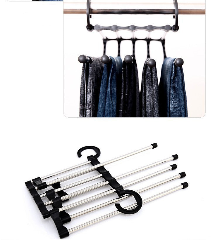 5 In 1 Wardrobe Hanger Multi-functional