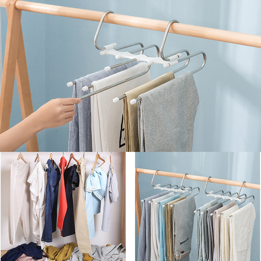 5 In 1 Wardrobe Hanger Multi-functional