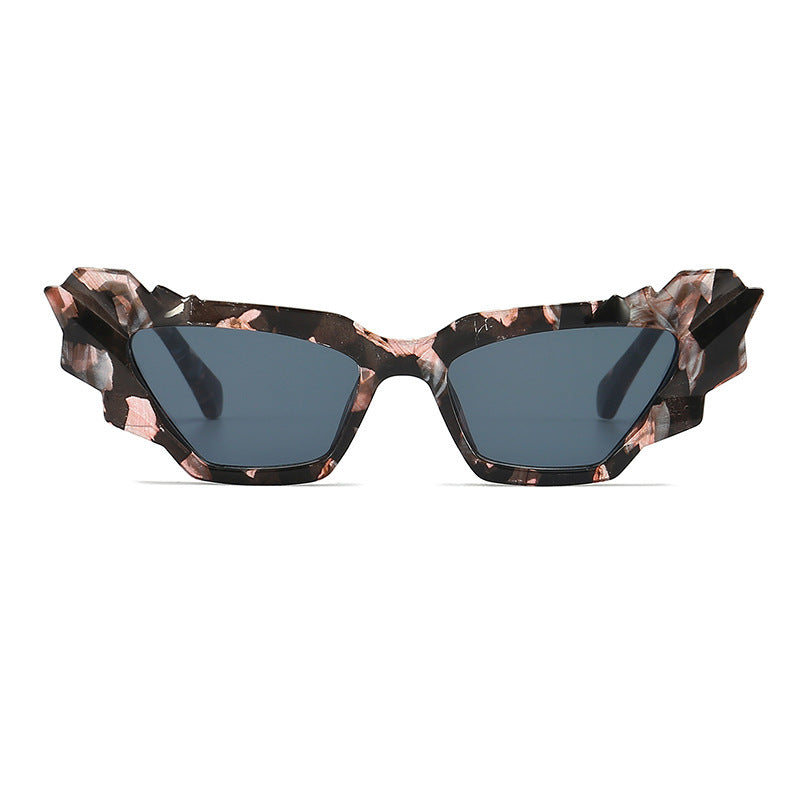 Women's Fashionable And Versatile Personality Irregular Glasses