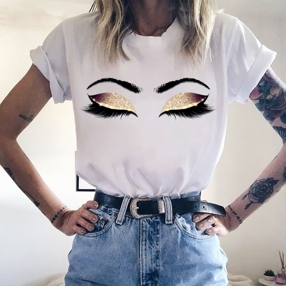 T-shirt Princess Makeup