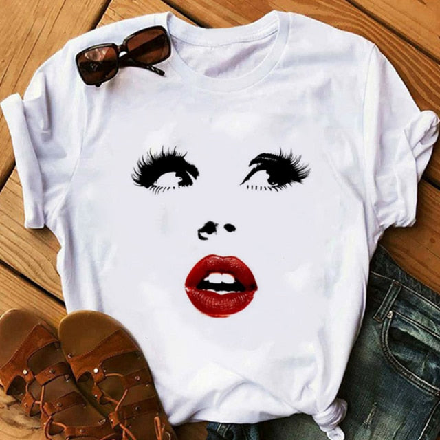 T-shirt Princess Makeup