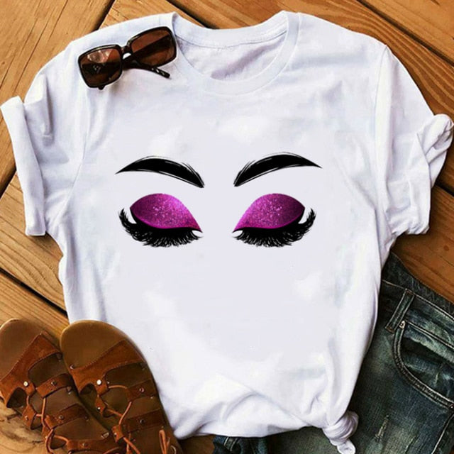 T-shirt Princess Makeup