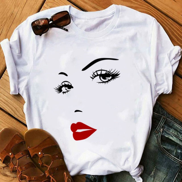 T-shirt Princess Makeup