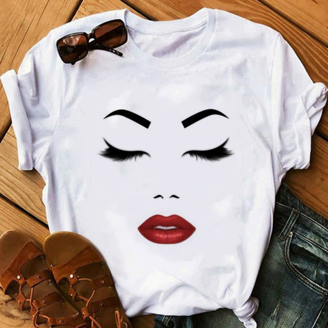 T-shirt Princess Makeup