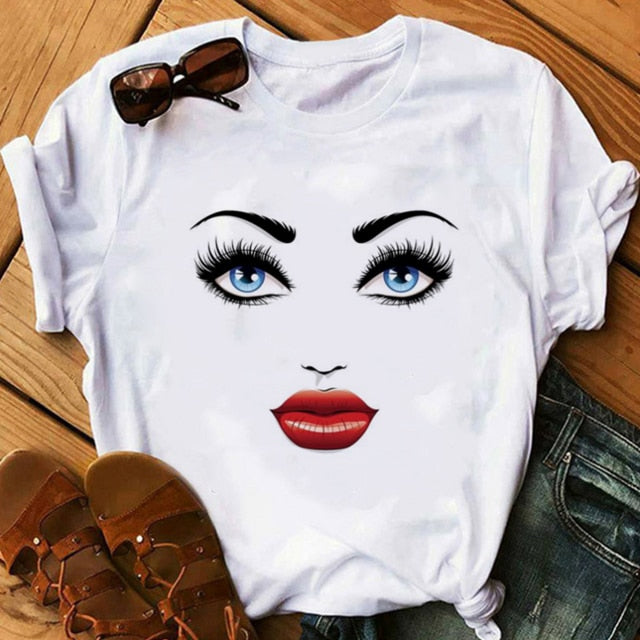 T-shirt Princess Makeup