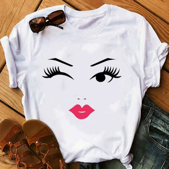 T-shirt Princess Makeup