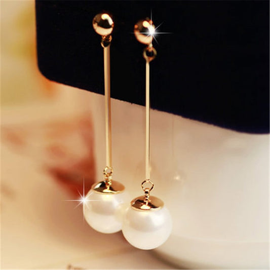 Women Bijoux  Gold Color Pendientes boucle d'oreille