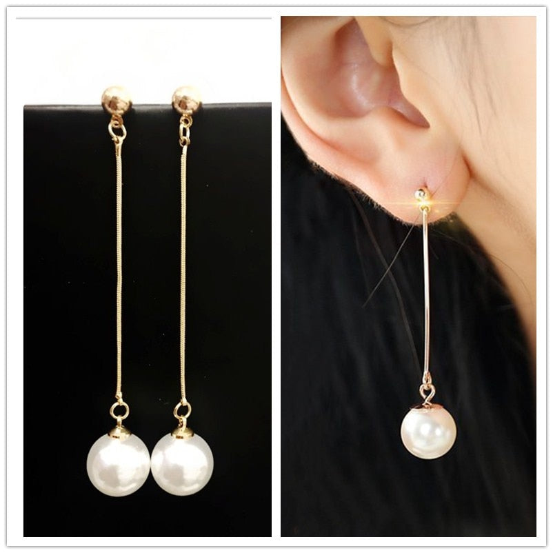 Women Bijoux  Gold Color Pendientes boucle d'oreille